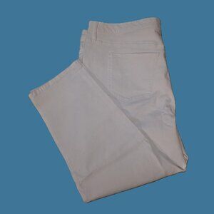 TERRA & SKY WOMENS WHITE JEANS PLUS SIZE 26W NWT STRAIGHT LEG